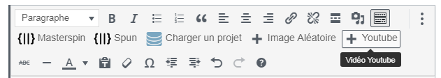 Plugin Youtube pour wordpress