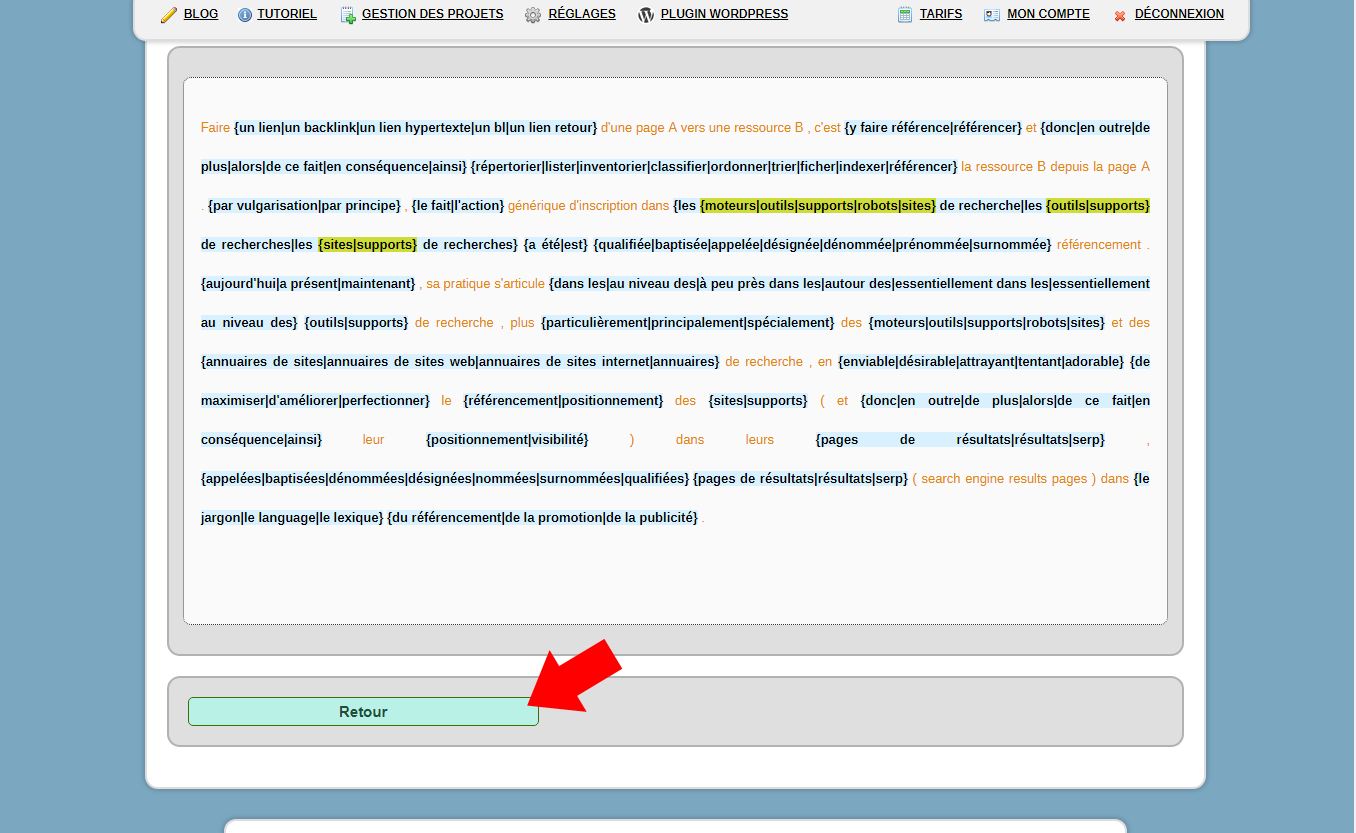 Machine Learning : Retour Polymorphe