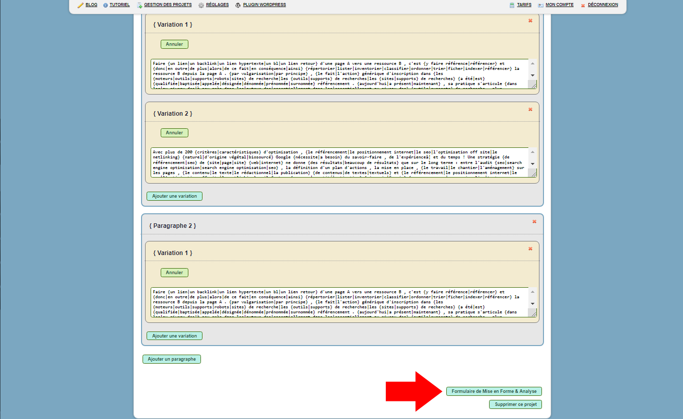 Machine Learning : Valider Polymorphe